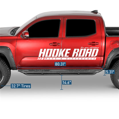 Aftermarket Side Step Bars For 2005-2023 Toyota Tacoma Double Cab - LsndShaker