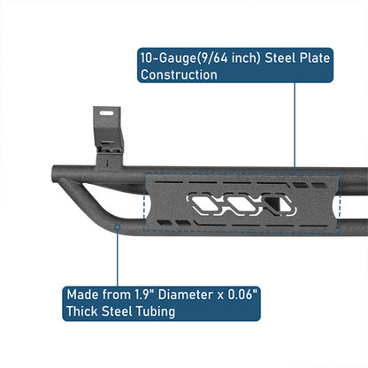 Aftermarket Side Step Bars For 2005-2023 Toyota Tacoma Double Cab - LsndShaker