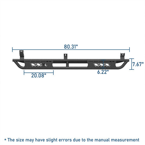 Aftermarket Side Step Bars For 2005-2023 Toyota Tacoma Double Cab - LsndShaker