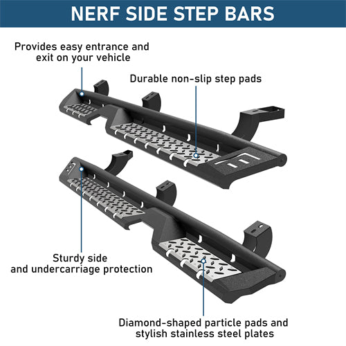 Nerf Side Step Bars For 2003-2009 Toyota 4Runner (Excluding Limited) - Landshaker4x4