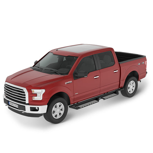 Nerf Side Step Bars For 2009-2014 Ford F-150 SuperCrew - Landshaker4x4