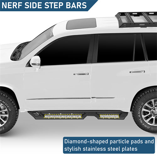 Nerf Side Step Bars For 2010-2023 Lexus GX460 - Landshaker4x4