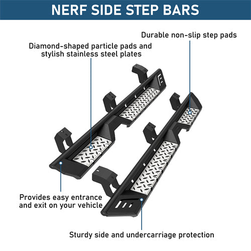 Nerf Side Step Bars For 2010-2023 Lexus GX460 - Landshaker4x4