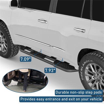 Nerf Side Step Bars For 2010-2023 Lexus GX460 - Landshaker4x4