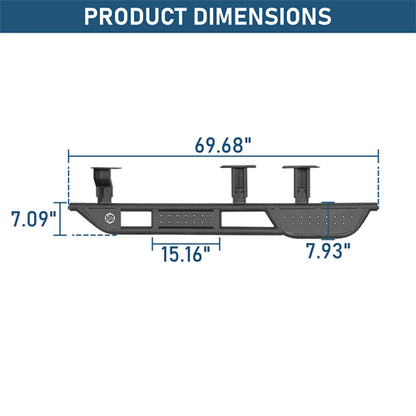 Nerf Side Step Bars For 2010-2023 Lexus GX460 - Landshaker4x4