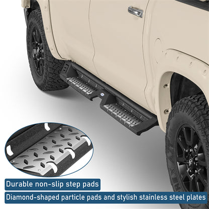 Nerf Side Step Bars For 2007-2021 Toyota Tundra CrewMax - Landshaker4x4