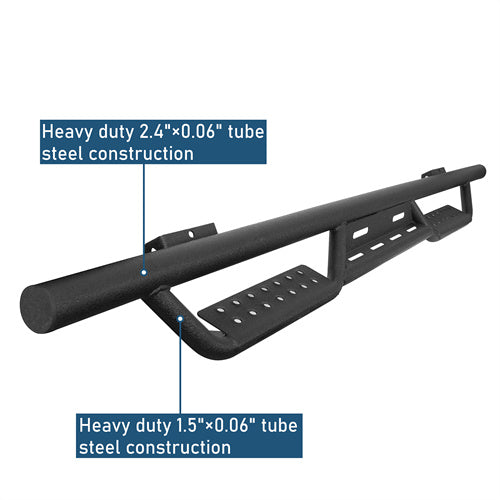 Running Boards Drop Side Steps Bar(09-14 Ford F-150 SuperCrew)-LandShaker