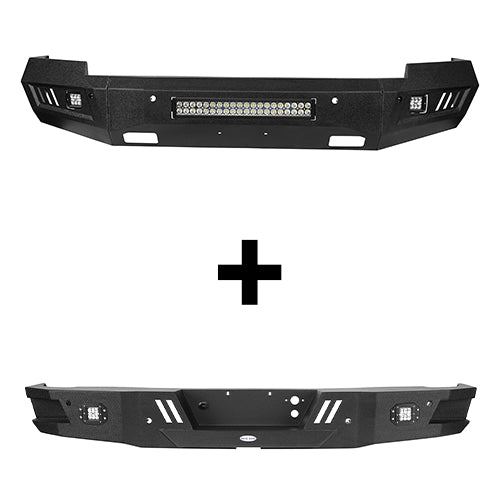  Chevrolet Silverado Front & Rear Bumper for Chevy Silverado 1500 - LandShaker 4x4 LSG.9022+9025 2