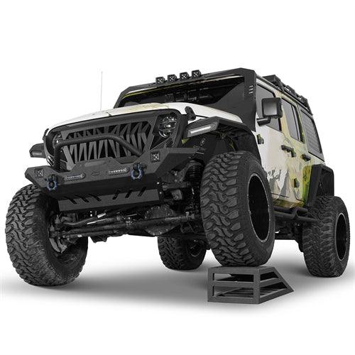 Front Skid Plate For 2018-2025 Jeep Wrangler JL & Gladiator JT - Landshaker4x4