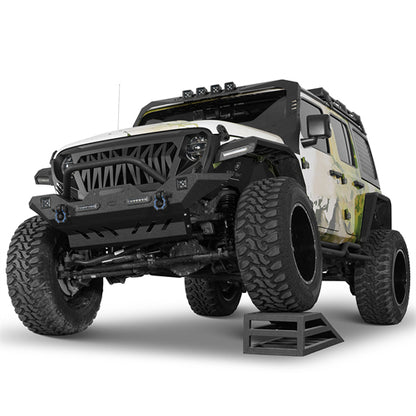 Front Skid Plate For 2018-2025 Jeep Wrangler JL & Gladiator JT - Landshaker4x4