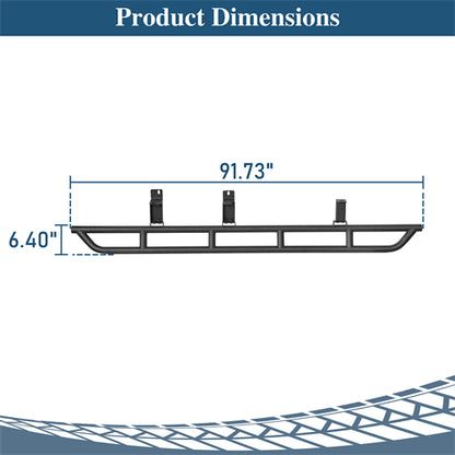Tube Slider Rocker Guards For 1992-1999 Chevy Suburban (Excluding K2500 Suburban) - Landshaker4x4