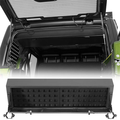 Trunk Upper Locking Storage Box For 2018-2026 Jeep Wrangler JL 4-Door Hardtop - Landshaker4x4