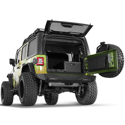 Trunk Upper Locking Storage Box For 2018-2026 Jeep Wrangler JL 4-Door Hardtop - Landshaker4x4