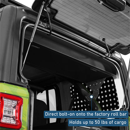 Trunk Upper Locking Storage Box For 2018-2026 Jeep Wrangler JL 4-Door Hardtop - Landshaker4x4