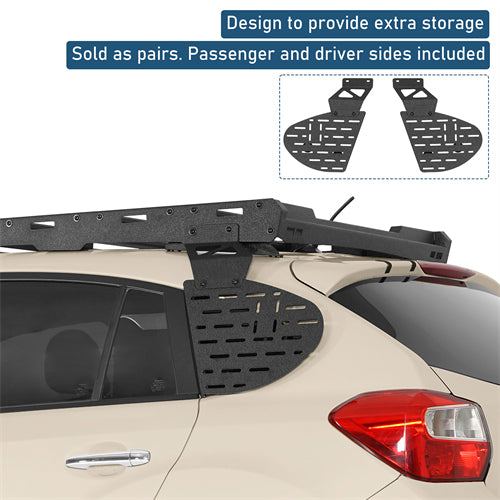 Rear Window Exterior Storage Panel Molle Panel Kit For 2013-2017 Subaru XV Crosstrek - Landshaker4x4