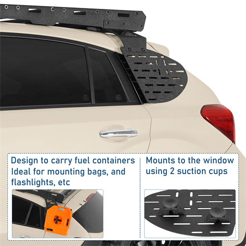 Rear Window Exterior Storage Panel Molle Panel Kit For 2013-2017 Subaru XV Crosstrek - Landshaker4x4