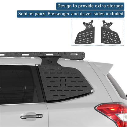 Rear Window Exterior Storage Panel Molle Panel Kit For 2014-2018 Subaru Forester - Landshaker4x4