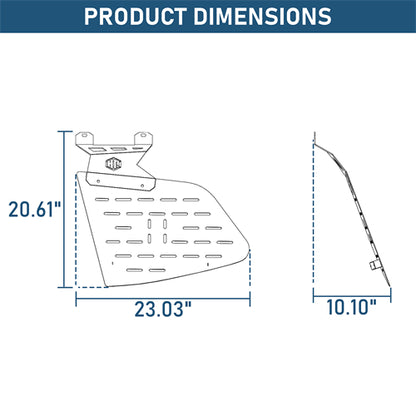 Rear Window Exterior Storage Panel Molle Panel Kit For 2014-2018 Subaru Forester - Landshaker4x4