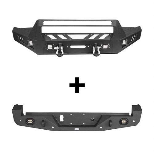 Tacoma Front & Rear Bumpers Combo for 2016-2022 Toyota Tacoma 3rd Gen  - LandShaker 4x4 uk42014200s 2