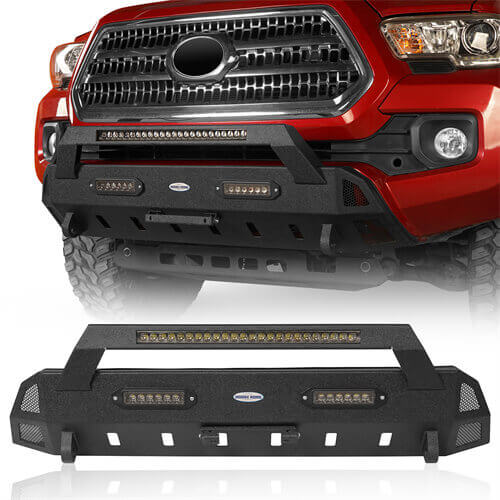 Tacoma Front Bumper Stubby Bumper for Toyota Tacoma 3rd Gen - LandShaker 4x4 ls4203s 1