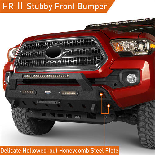 Tacoma Front Bumper Stubby Bumper for Toyota Tacoma 3rd Gen - LandShaker 4x4 ls4203s 2