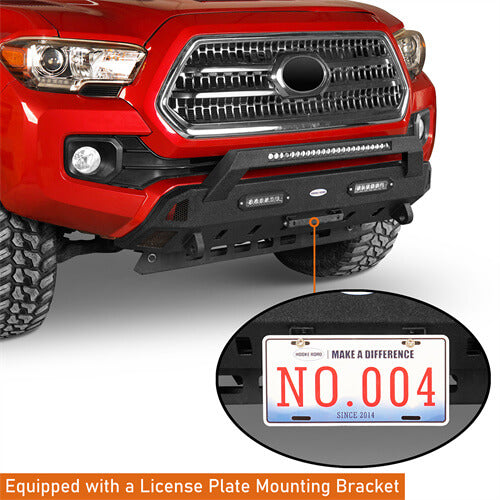Tacoma Front Bumper Stubby Bumper for Toyota Tacoma 3rd Gen - LandShaker 4x4 ls4203s 4