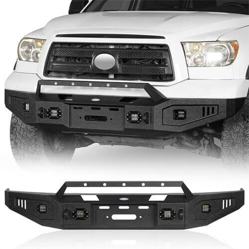 Toyota Tundra Front Bumper w/Winch Plate for 2007-2013 Toyota Tundra - LandShaker 4x4 l5205s 1