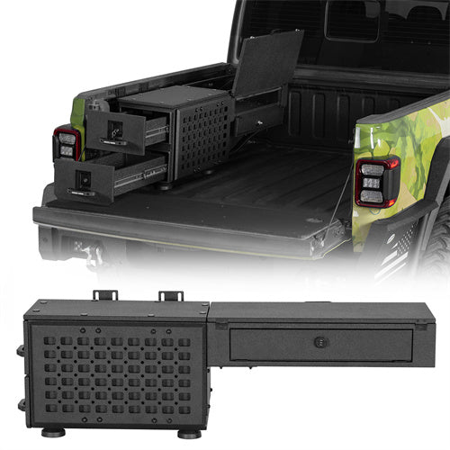 Wheel Well Storage Drawer System Truck Side Box For Overland Off-Road Vehicles, Pick-up Trucks - Landshaker4x4