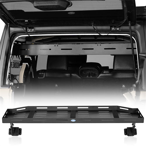 Trunk Upper Basket Cargo Rack For 2018-2025 Jeep Wrangler JL 4-Door Hardtop - LandShaker4x4
