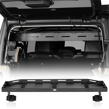 Trunk Upper Basket Cargo Rack For 2018-2025 Jeep Wrangler JL 4-Door Hardtop - LandShaker4x4