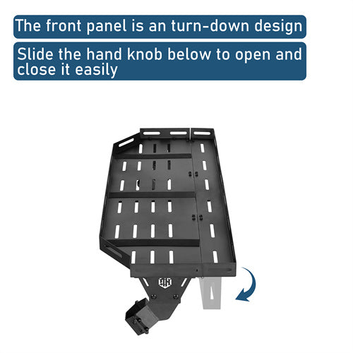 Trunk Upper Basket Cargo Rack For 2018-2025 Jeep Wrangler JL 4-Door Hardtop - LandShaker4x4