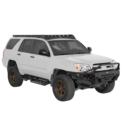 Front Bumper with Winch Plate & 4 LED Spot Lights  2003-2009 Toyota 4Runner Landshaker4x4 9856s 3