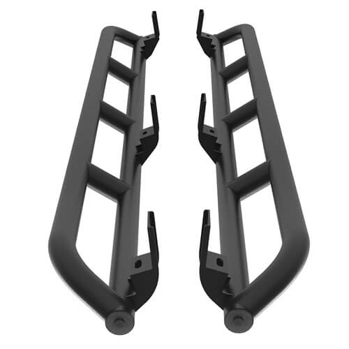 Tube Slider Rocker Guards For 2015-2024 Chevy Colorado & GMC Canyon Crew Cab - LandShaker-lsg9102-3