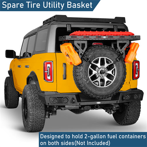 Universal Carrier Storage basket Fits for 30" to 40" Tire - Landshaker4x4