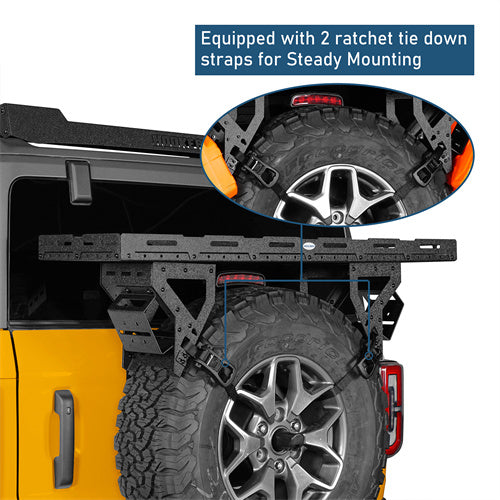 Universal Carrier Storage basket Fits for 30" to 40" Tire - Landshaker4x4