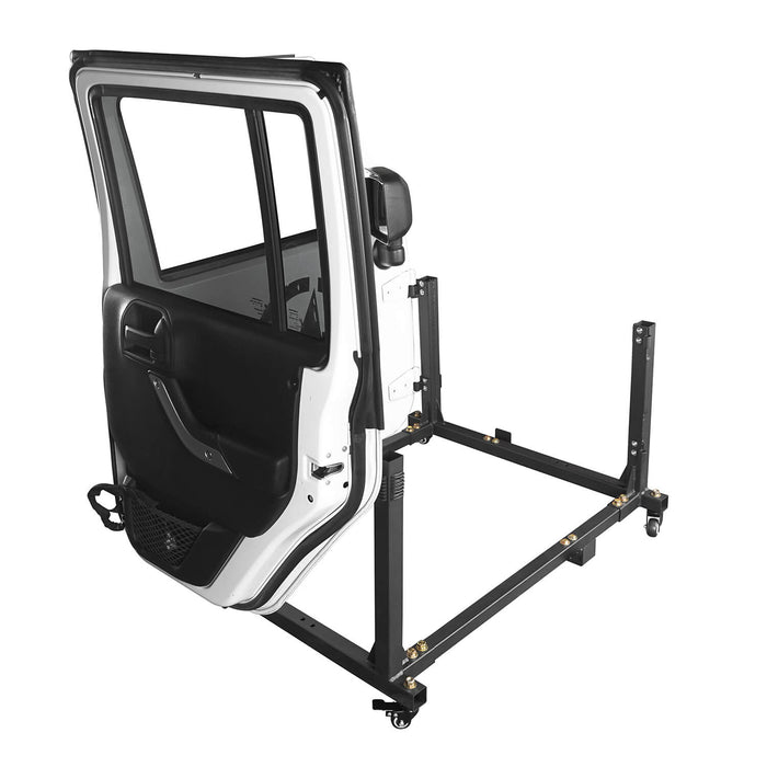 Door Rack Rock Crawler Door Storage(07-21 Jeep Wrangler JK/JKU JL/JLU 4 Door)-LandShaker