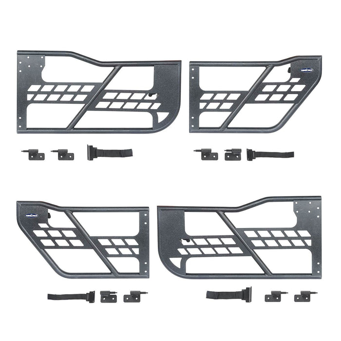 Tubular Doors Half Doors(07-18 Jeep Wrangler JK 4 Door)-LandShaker