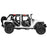 Trail Doors Half Doors w/Mirrors(07-18 Jeep Wrangler JK 4-Door)-LandShaker