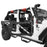 Trail Doors Half Doors w/Mirrors(07-18 Jeep Wrangler JK 4-Door)-LandShaker