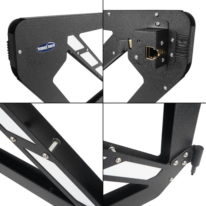 Trail Doors Half Doors w/Mirrors(07-18 Jeep Wrangler JK 4-Door)-LandShaker