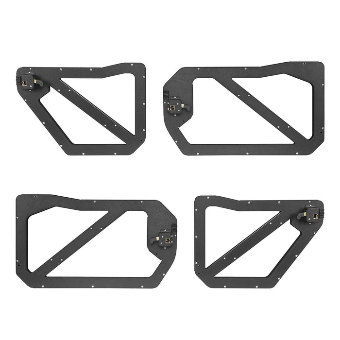 Trail Doors Half Doors w/Mirrors(07-18 Jeep Wrangler JK 4-Door)-LandShaker