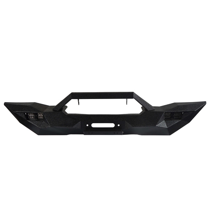 Blade Master Full Width Front Bumper w/Winch Plate & License Plate for 2007-2018 Jeep Wrangler JK-LandShaker