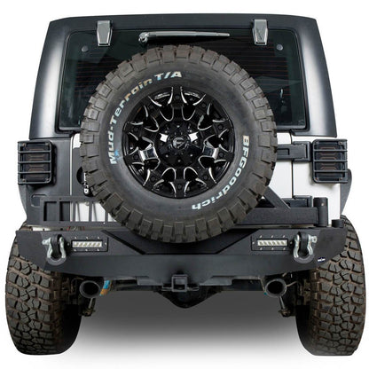 Blade Stubby Front Bumper & Different Trail Rear Bumper Combo(07-18 Jeep Wrangler JK)-LandShaker
