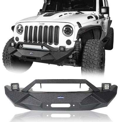 Blade Stubby Front Bumper & Different Trail Rear Bumper Combo(07-18 Jeep Wrangler JK)-LandShaker