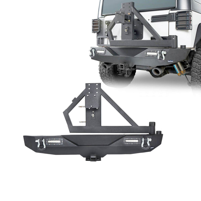 Blade Stubby Front Bumper & Different Trail Rear Bumper Combo(07-18 Jeep Wrangler JK)-LandShaker