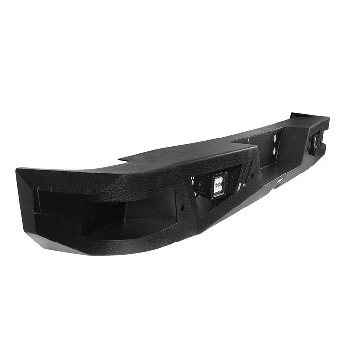 Chevrolet Rear Bumper w/LED Floodlights(07-18 Chevy Silverado 1500)-LandShaker