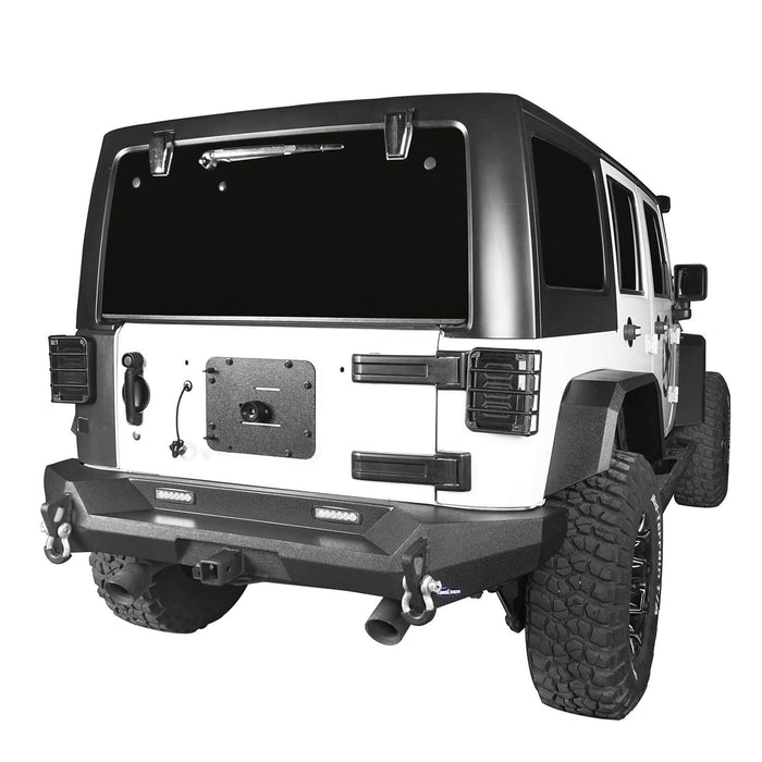 Climber Full width Front Bumper & Rear Bumper Combo(07-18 Jeep Wrangler JK JKU)-LandShaker