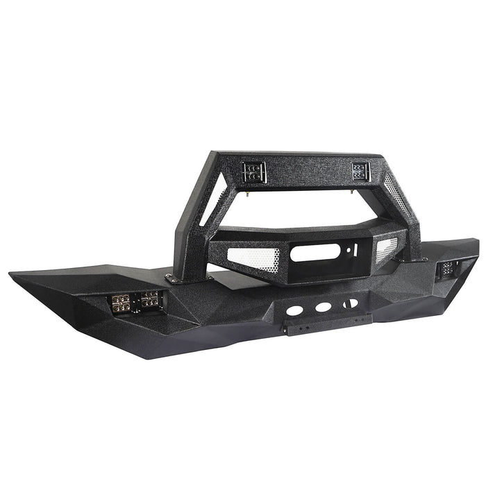 DESTROYER Blade Full Width Front Bumper w/Bull Bar(07-2018 Jeep Wrangler JK)-LandShaker
