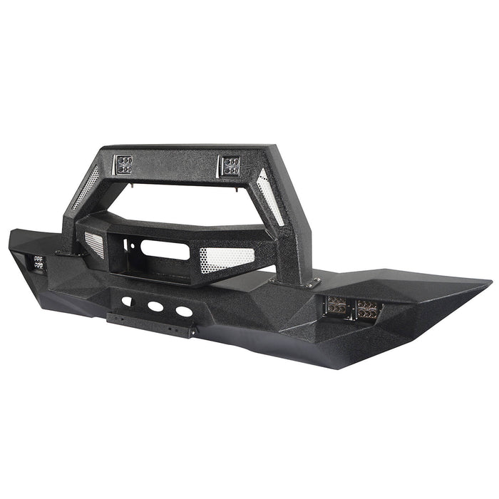 DESTROYER Blade Full Width Front Bumper w/Bull Bar(07-2018 Jeep Wrangler JK)-LandShaker