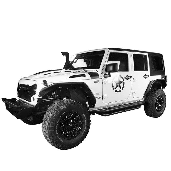 Flux Tubular Fender Flares(07-18 Jeep Wrangler JK)-LandShaker